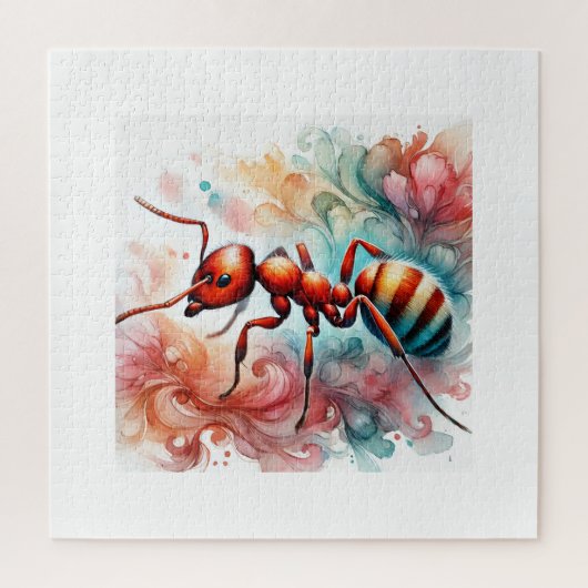 Fire ant 200924AREF105 - Watercolor Legpuzzel (Verticaal)