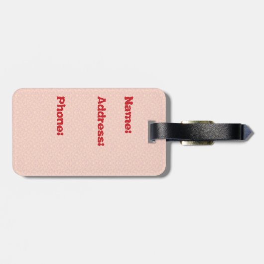 Fire Arches Bagagelabel (Achterkant horizontaal)