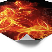 fire_art_12jpg fire vlammen digitaal poster (Hoek)