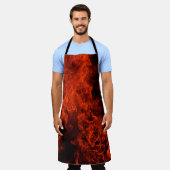 Fire background flame black hot schort (Gedragen)