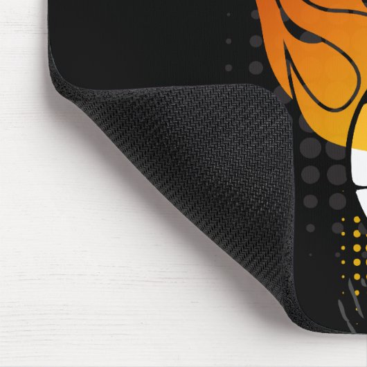 Fire Ball Soccer Mousepad Muismat (Hoek)