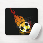 Fire Ball Soccer Mousepad Muismat (Met muis)