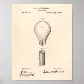 Fire Balloon 1882 oude kunstpoep Poster (Voorkant)