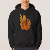 Fire Basketball Hoodie (Voorkant)