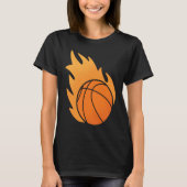 Fire Basketball T-shirt (Voorkant)