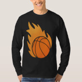 Fire Basketball T-shirt (Voorkant)