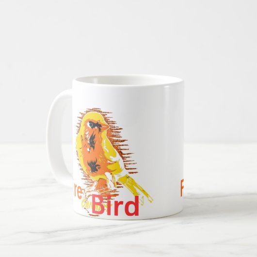 Fire Bird Koffiemok (Voorkant links)