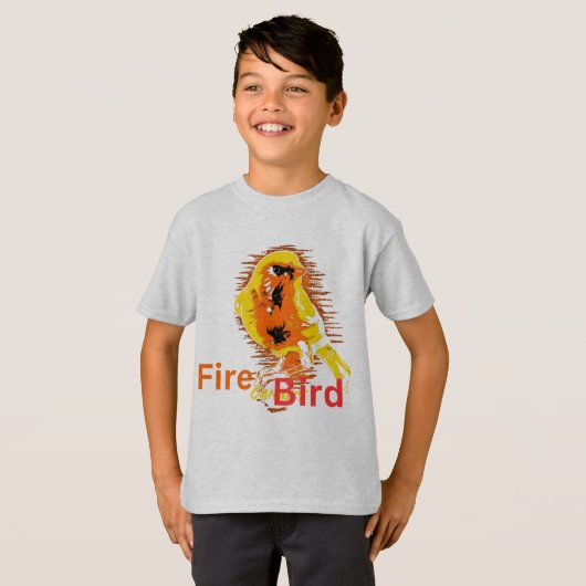 Fire Bird T-shirt (Voorkant volledig)