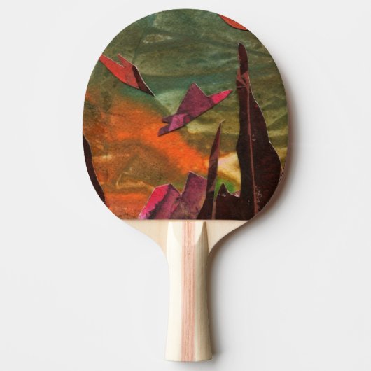"Fire Birds" Ping Pong Paddle Tafeltennisbatje (Voorkant)