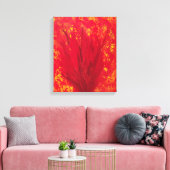 FIRE BLOOM canvas print (Insitu (Woonkamer))