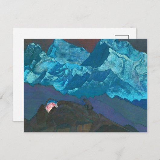 Fire Blossom, 1924, van Nicholas Roerich Briefkaart (Voorkant / Achterkant)