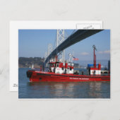 Fire Boat One - San Francisco Briefkaart (Voorkant / Achterkant)