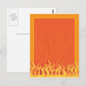 Fire Border Briefkaart (Voorkant / Achterkant)