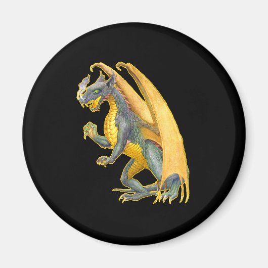 Fire Breading Dragon Magnet (Voorkant)