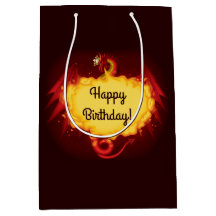 Fire Breading Dragon Middelgrote Gift Bag