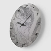 Fire breathing Dragon attacking viking boat Grote Klok (Hoek)