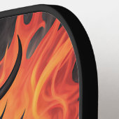 Fire Breathing Dragon gepersonaliseerd Pickleball Paddle (Links Detail)