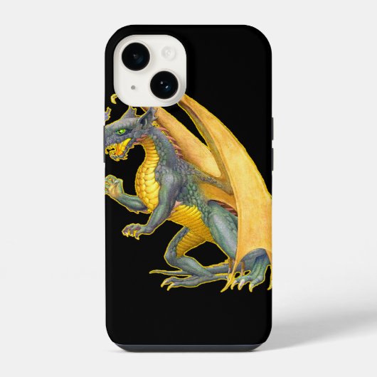 Fire Breathing Dragon iPhone 6 Hoesje iPhone 14 Hoesje (Achterkant)