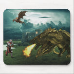 Fire Breathing Dragon Medieval Knight Muismat<br><div class="desc">Dit ontwerp is gemaakt met behulp van digitale kunst. Het kan in het gebied worden aangepast door de klik aan te passen en de naam, initialen of woorden aan te passen. U kunt de tekstkleur en de stijl ook veranderen of de tekst voor een slechts ontwerp van het afbeelding schrappen....</div>