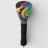 Fire Breathing Dragon Personalized Golfheadcover (Voorkant)