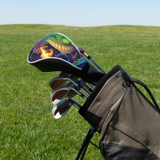 Fire Breathing Dragon Personalized Golfheadcover (Insitu)