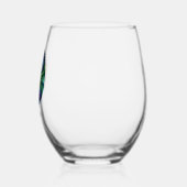 Fire Breathing Dragon Personalized Wijnglas Zonder Voet (Links)