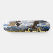 Fire Breathing Dragon Wyvern Fantasy Persoonlijk Skateboard (Horizontaal)