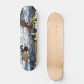 Fire Breathing Dragon Wyvern Fantasy Persoonlijk Skateboard (Voorkant)