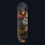 Fire Breathing Dragon Wyvern Volcano Lava Persoonlijk Skateboard<br><div class="desc">Dit ontwerp kan worden gepersonaliseerd door de aanpassingsoptie te kiezen om tekst toe te voegen of andere veranderingen aan te brengen. Als dit product de optie heeft om het ontwerp naar een ander object over te brengen, moet u het ontwerp zo nodig aanpassen. Neem contact met me op colorflowcreations@gmail.com als...</div>