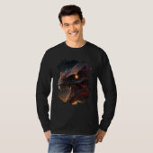 Fire breathing giant the fearsome dinosaur t-shirt (Voorkant volledig)