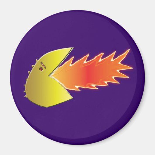 Fire_Breathing_Head grafisch ontwerp magneet (Voorkant)