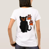 Fire Breathing Jack-O-Kittie T-shirt (Achterkant)
