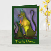 Fire-Breathing Lessons Card Kaart (Gele Bloem)