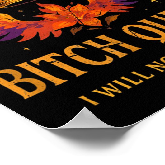 Fire Breathing Queen I Will Not Be Afraid Fantasy  Poster (Hoek)