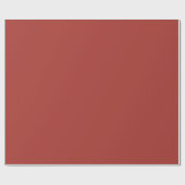 Fire Brick Red Solid Color Print Cadeaupapier (Vlak)