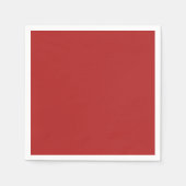 Fire Brick Red Solid Kleurtoon Servet (Voorkant)