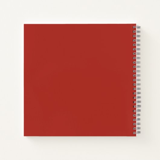 Fire Brick We besloten op Forever Notitieboek (Achterkant)