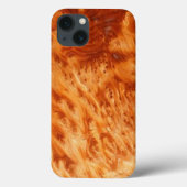 Fire Burl Woodgrain iPad case (Achterkant)