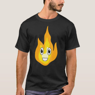 Fire Calcifer Painting Demonic Artwork Fan T-shirt