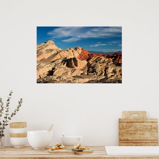 Fire Canyon Poster (Keuken)