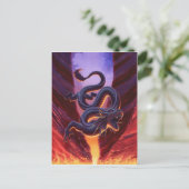 "Fire Cavern" Briefkaart (Staand voorkant)