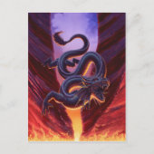 "Fire Cavern" Briefkaart (Voorkant)