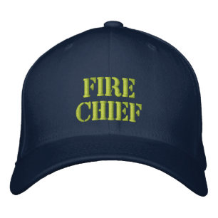 Fire Chief-Pet Geborduurde Pet