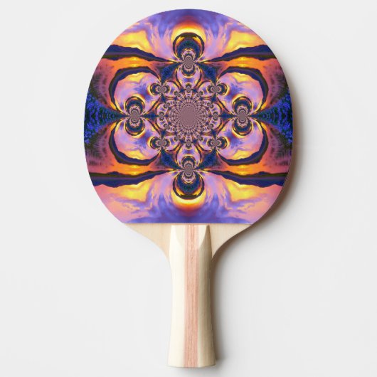 Fire Clouds Ping Pong Paddle Tafeltennisbatje (Voorkant)
