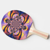 Fire Clouds Ping Pong Paddle Tafeltennisbatje (Zijkant)