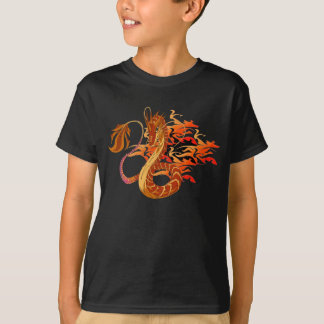 Fire Coral Dragon Kind Donkere T-shirt