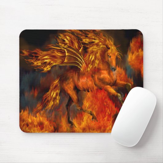 Fire Dancer Fantasy Mousepad Muismat (Met muis)