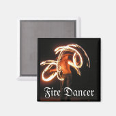 Fire Dancer Magnet (Voorkant / Achterkant)