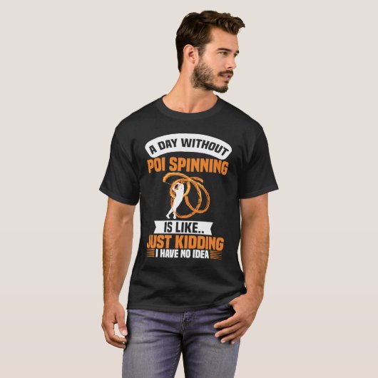 Fire Dancing Poi Spinning Dancer Balls Beginner Sp T-shirt (Voorkant volledig)