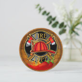 Fire Department Chili Peppers Kaart (Staand voorkant)